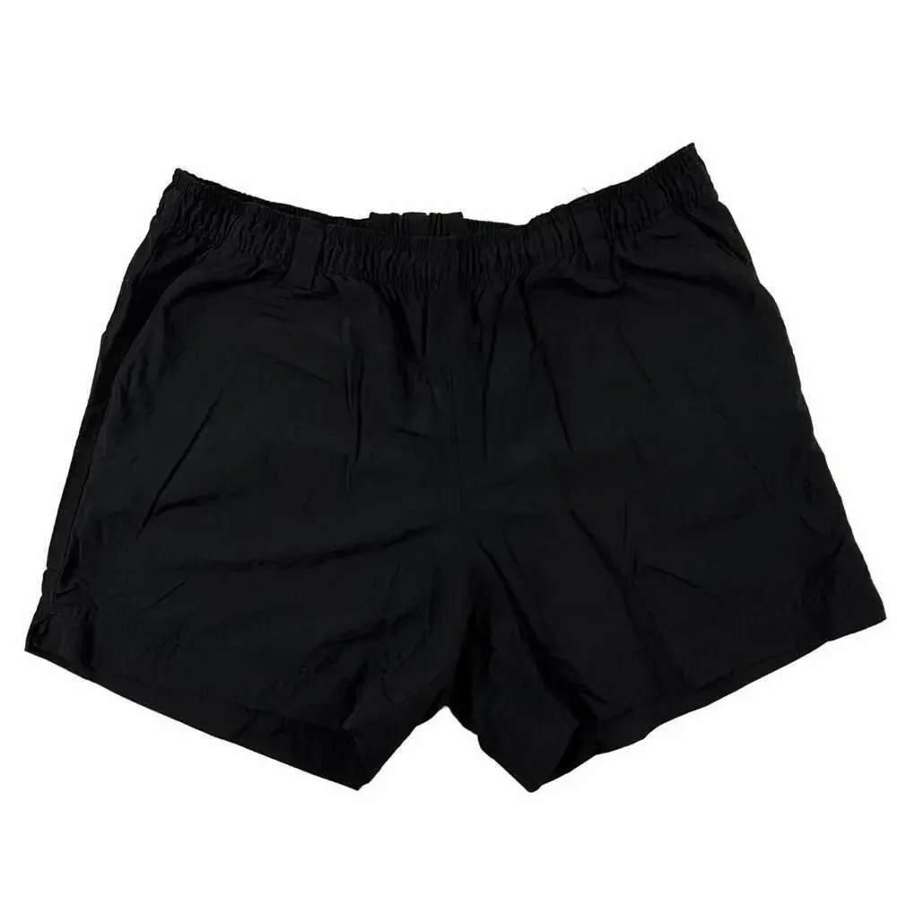 Columbia PFG Swim Trunks Mens Large Black Nylon Fishing Shorts Quick Dry Lined